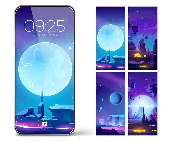 Fantasy screen illustration